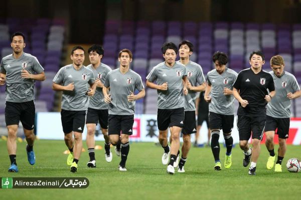  گزارش تصویری  تمرین ژاپنی‎ها برای بازی با ایران