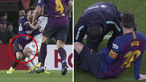 فریم به فریم با صحنه ای که منجر به مصدومیت مسی شد