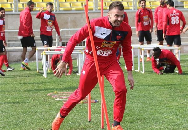 گزارش تمرین پرسپولیس حضور بودیمیر و رادو در جمع سرخپوشان