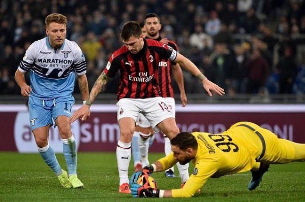  تساوی لاتزیو و میلان در نیمه نهایی کوپا ایتالیا