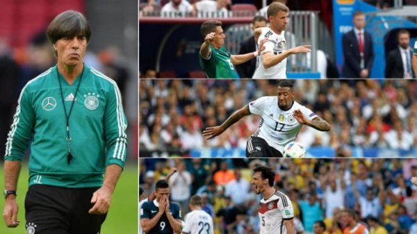 جوانگرایی به سبک لو خط خوردن نام هوملس، مولر و بواتنگ از تیم ملی آلمان