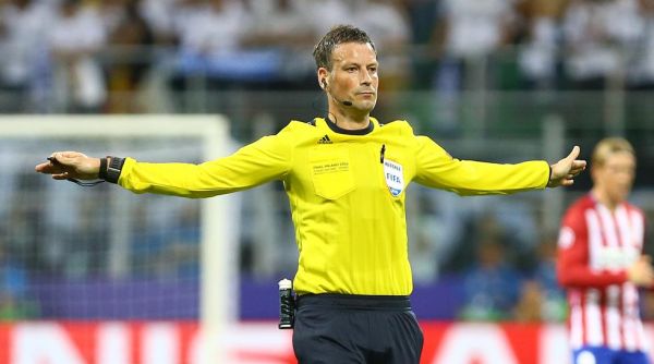 داور انگلیسی خطای کیمپمبه در بازی یونایتد- پی اس جی از نظر من پنالتی نبود ولی ازنظر یوفا چرا