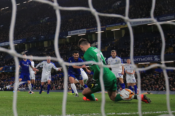 پیروزی پرگل چلسی مقابل دیناموکیف در لیگ اروپا عکس