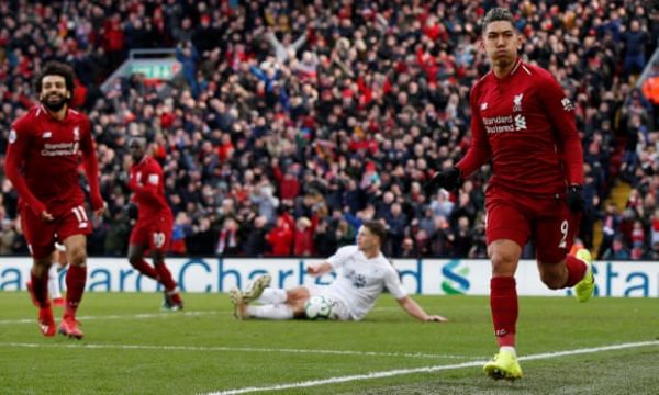  لیورپول 4-2 برنلی؛ در یک امتیازی سیتی