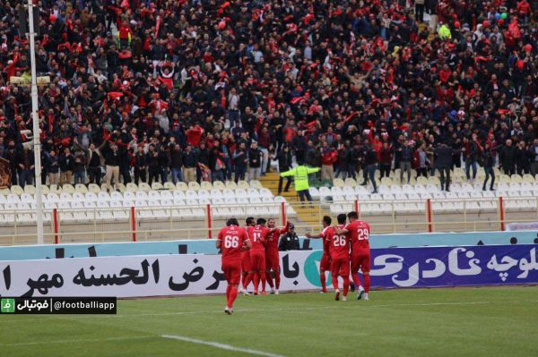  گزارش تصویری  صعود تراکتورسازی به صدر جدول