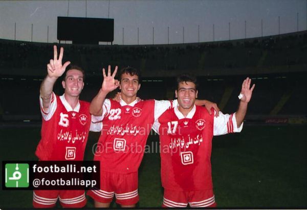  نوستالژی  بزيك ، مهدوی كيا و طاهرزاده سه گل زدند تا خداحافظى فرشاد پيوس باشكوه تمام به پايان برسد  ٢٠ تير ١٣٧٦  پرسپوليس ٣ استقلال صفر