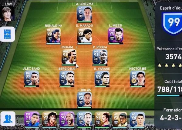 تیم رویایی گریزمن؛ حضور مسی در ترکیب و نیمکت نشینی رونالدو