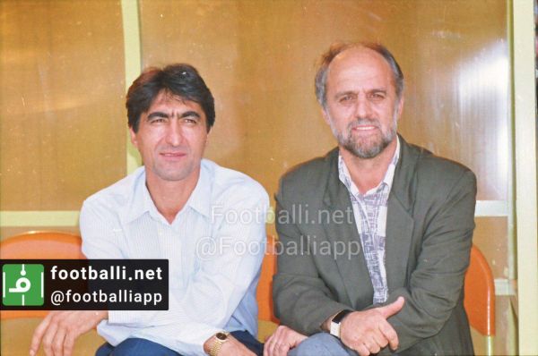  نوستالژی  محمودخوردبين سرپرست و ناصرمحمدخانى كمك مربى پرسپوليس در اواسط دهه هفتاد