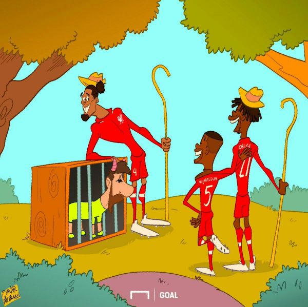  کاریکاتور جدید سایت گل به بهانه حذف شدن بارسلونا در مقابل لیورپول