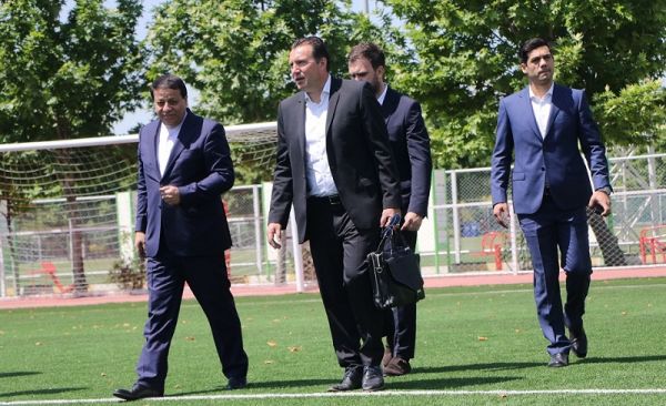 بازدید مارک ویلموتس از امکانات مرکز ملی فوتبال