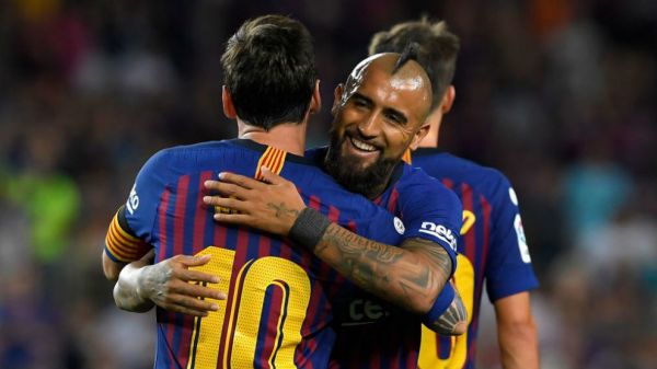 ویدال، بهترین همبازی مسی در بارسلونا