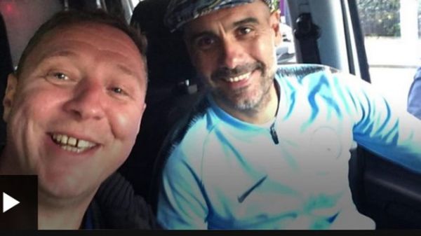 وقتی تصویربردار بی بی سی، گواردیولا را به خانه اش رساند