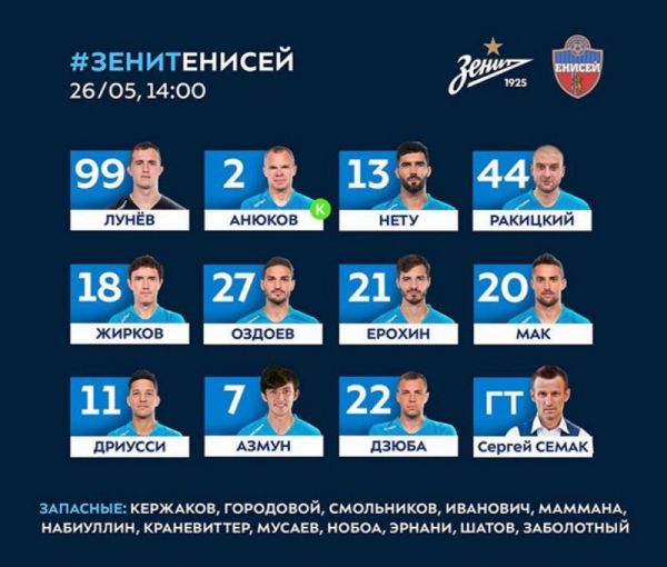  آزمون آقای گلی   حضور سردار آزمون در ترکیب زنیت سن پترزبورگ مقابل کراسنویارسک در هفته سی‌اُم و پایانی لیگ روسیه  آزمون با 12 گل تعقیب کننده اصلی فدور چالوف 13 گله مهاجم تیم زسکاست و امیدوار است امروز بتواند آقای گل لیگ روسیه شود