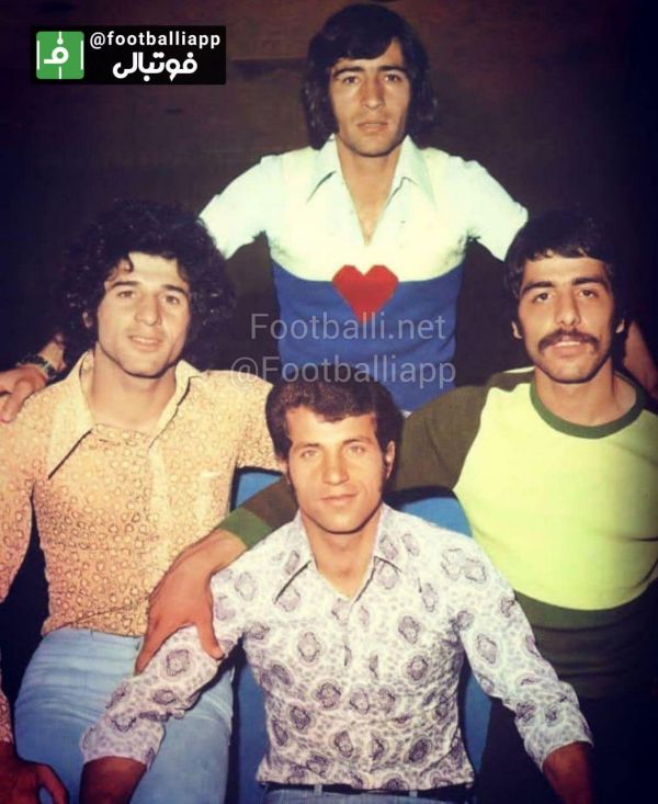  تصویری ناب از زنده یاد ناصر حجازی، اسماعیل حاج رحیمی پور، مسعود مژدهی و علی پروین در دهه پنجاه