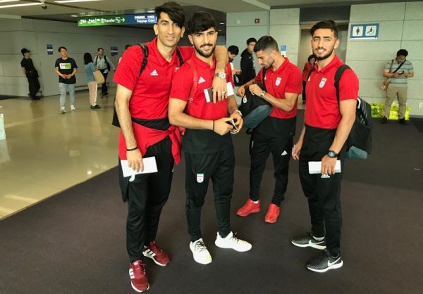 کاروان تیم ملی وارد کره جنوبی شد