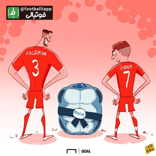  کاریکاتور روز به بهانه پیروزی ترکیه مقابل فرانسه