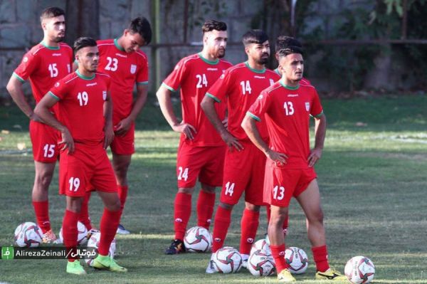  گزارش تصویری  تمرین تیم ملی امید، شنبه 22تیر