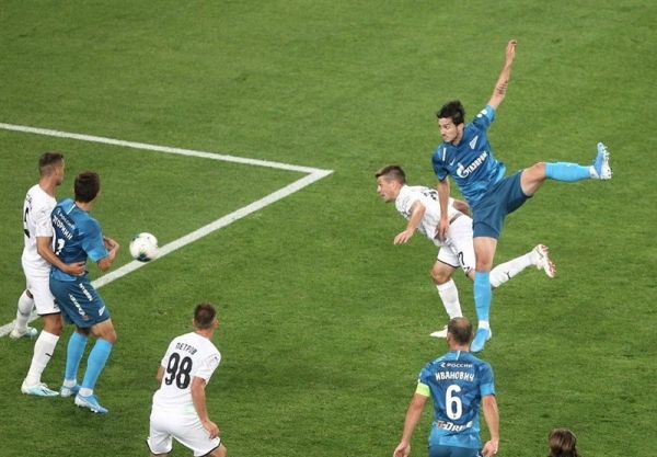 لیگ برتر روسیه فرار زنیت از شکست خانگی با پاس گل سردار آزمون