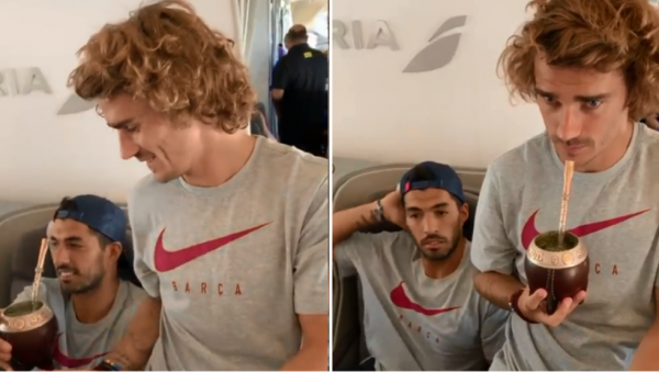  شروع رفاقت گریزمان و سوارز با نوشیدن ماته