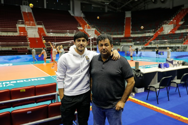  سردار آزمون میهمان تمرین والیبالیست‌ها در روسیه