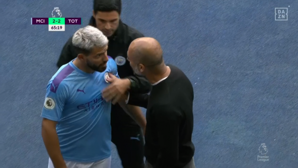  پپ بعداز درگیری با آگوئرو  سرخیو را خیلی دوست دارم