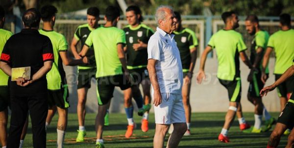  تمرینات تاکتیکی تراکتور در روز بازگشت مصدومان