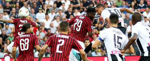 اودینزه 1 - 0 میلان؛ شکست بدون حتی یک شوت در چارچوب