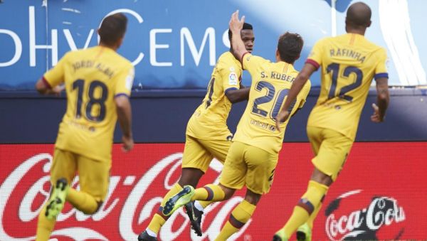 آنسو فاتی، جوان ترین گلزن بارسلونا در تاریخ لالیگا