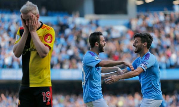  سیتی 8 - 0 واتفورد؛ گلباران اتحاد با هت تریک برناردو سیلوا