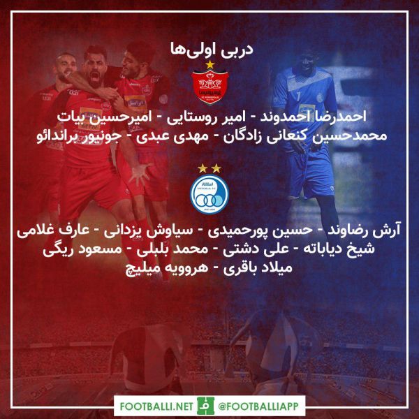  اینفوگرافی اختصاصی  دربی اولی‌های دو تیم