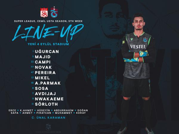 سوپرلیگ ترکیه حسینی در ترکیب اصلی ترابزون اسپور