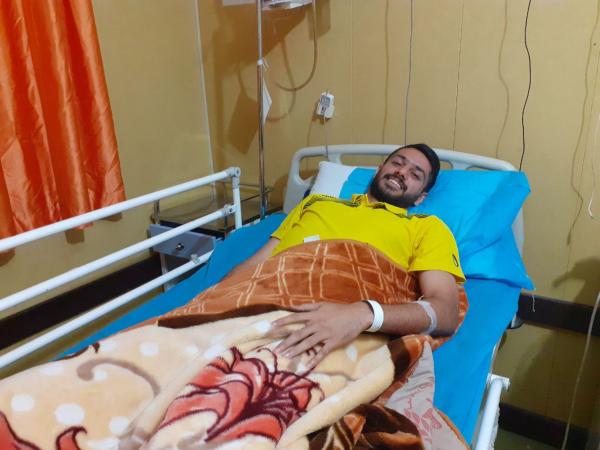  تصویری از شایان مصلح در بیمارستان  او به دلیل افت فشار دیدار امروز سپاهان مقابل خیبر خرم‌آباد در جام حذفی را از دست داد  این عکس را خبرگزاری فارس منتشر کرده است