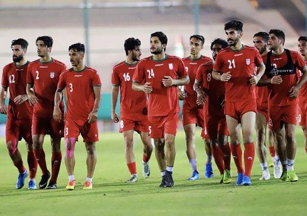  نخستين تمرين اميدها در زمين القطر برگزار شد