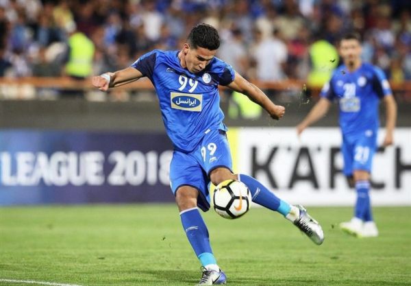  گلزنی سجاد آقایی در تمرین  استقلال