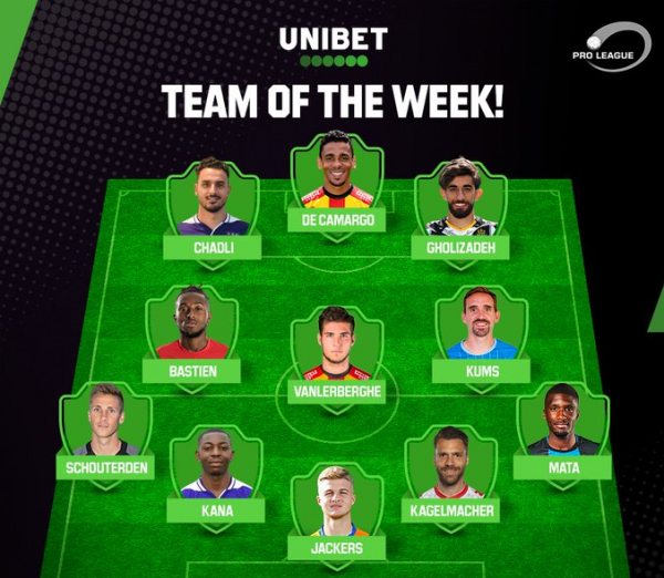  علی قلی زاده مهاجم ایرانی شارلوا در تیم منتخب هفته لیگ برتر بلژیک قرار گرفت