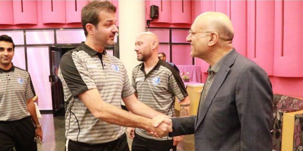  حضور فتحی در اردوی آبی پوشان و شارژ مالی در شب بازی بزرگ