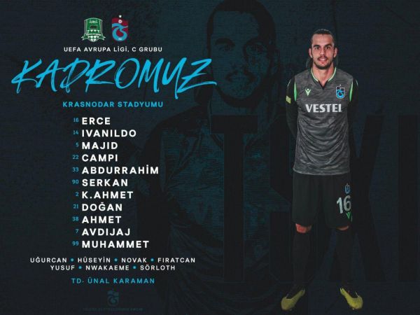  بازگشت حسینی به ترکیب اروپایی ترابزون‌اسپور