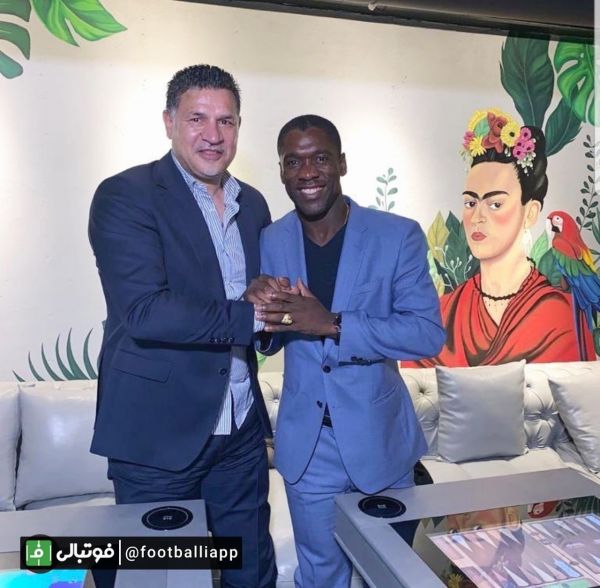  حضور علی دایی در ضیافت شام به مناسب حضور سیدورف در ایران