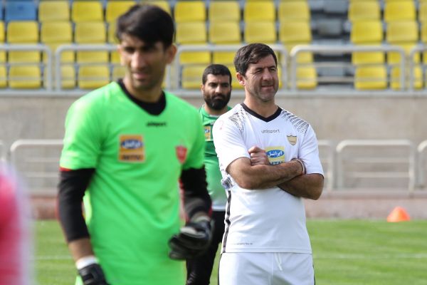 حضور باقری در تمرین تیم ملی فوتبال