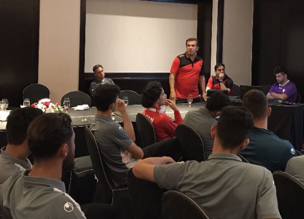  جلسه فنى ديدار با اندونزى در اردوى تيم اميد