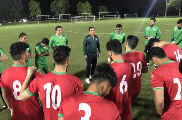  گزارش تصویری از تمرين تيم اميد در مجموعه اسپاير