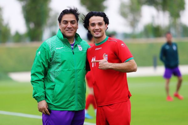  گزارش تصويرى از تمرين تيم المپيك در دوحه
