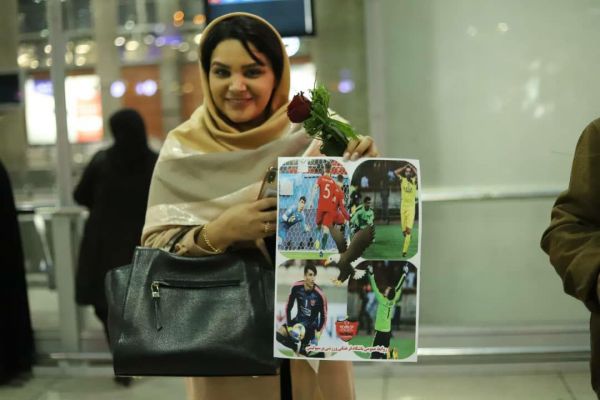  تصویر جالبی که کانال تلگرام باشگاه پرسپولیس از مراسم استقبال از علیرضا بیرانوند منتشر کرده است