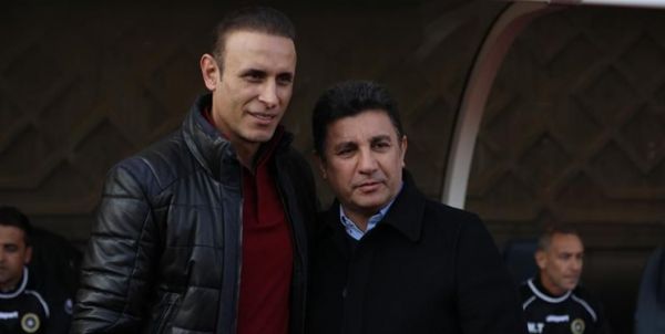 حاشیه دیدار شهرخودرو و سپاهان عکس یادگاری قلعهنویی و گلمحمدی و استقبال خوب مشهدیها