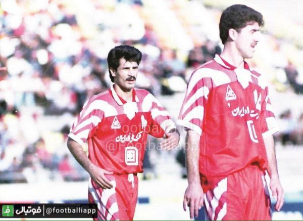  نوستالژی  كريم باقرى و على دايى ستاره هاى ملى پوش پرسپوليس در سال ١٣٧٥