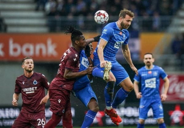 ژوپیلر لیگ توقف خانگی خنت مقابل بروژ در حضور ۹۰ دقیقهای محمدی