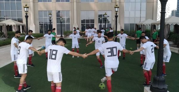 تمرین صبحگاهی تیم ملی ایران