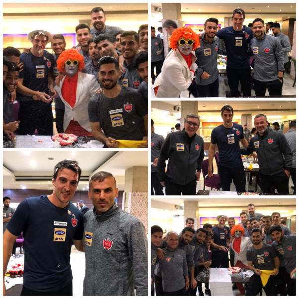  جشن تولد ماریو بودیمیر در اردوی پرسپولیس