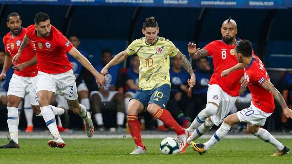  صعود شیلی به نیمه نهایی و حذف کی‌روش و کلمبیا در ضربات پنالتی