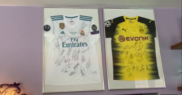  درخشش پیراهن رئال مادرید در ناهار رسمی سران دورتموند- بارسا